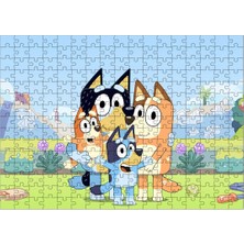 Bedeko Ahşap Mdf Puzzle Yapboz Bluey 255 Parça 35*50 cm