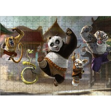 Bedeko Ahşap Mdf Puzzle Yapboz Kungfu Panda 255 Parça 35*50 cm