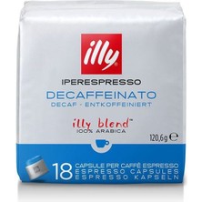 illy IperEspresso Decaf Kafeinsiz Kapsül Kahve 18 Adet