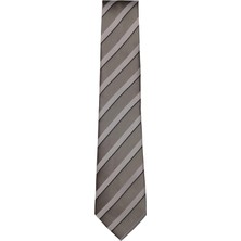 1001 Kravat Çizgili Klasik Kravat