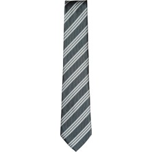 1001 Kravat Çizgili Klasik Kravat