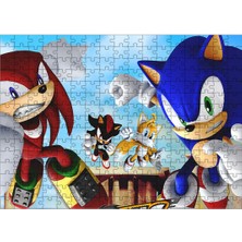 Bedeko Ahşap Mdf Puzzle Yapboz Sonic Rivals 255 Parça 35*50 cm