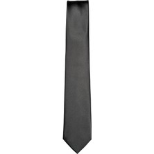 1001 Kravat Düz Ince Saten Kravat