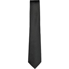 1001 Kravat Çizgili Ince Kravat