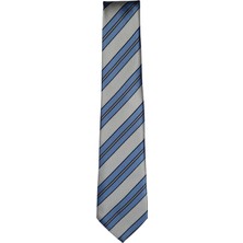 1001 Kravat Çizgili Klasik Kravat