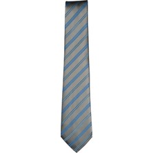 1001 Kravat Çizgili Klasik Kravat