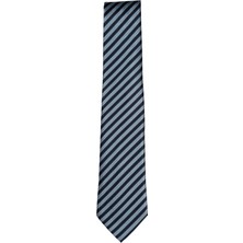 1001 Kravat Çizgili Klasik Kravat