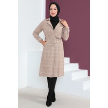 İlkimay Regan Çizgi Detay Tüvit Kap 587 - Vizon