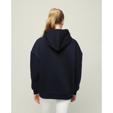 Owut Collection Kalın Polar Kapüşonlu Oversize/geniş Kalıp Örme Sweatshirt