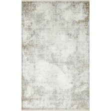 Eko Halı Lagos Lgs 05 Grey Beıge Xw Hav Toz Vermez Modern Desenli Makine Dokuması Halı