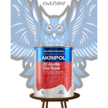 Akripol 1/1 Vw LB9A Şeker Beyazı 2k Düz Boya