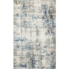Eko Halı Lagos Lgs 09 Grey Blue Hav Toz Vermez Modern Desenli Makine Dokuması Halı