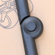 Shibel Push Çekme Çubuğu Bağlantısı Katlanır Sepet Dönüşümü Kara Delik Çapı 22 Mm Için El Açılı Eklemi (Yurt Dışından)