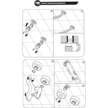 ECA Niobe Banyo Duş Lavabo Bataryası Banyo Musluğu 20 Yıl Garantili E.C.A 102102482