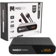Magbox Federal Mini Hd + Scart Tkgsli Uydu Alıcısı