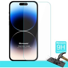 Microsonic Apple iPhone 15 Ultra Tempered Glass Cam Ekran Koruyucu