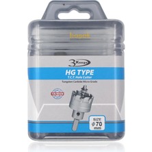 3keego 70 mm Tct Elmas Uçlu Panç HG60