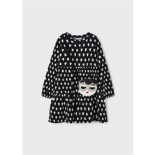 Mayoral Kız Çocuk Kalp Desenli Çantalı Elbise
