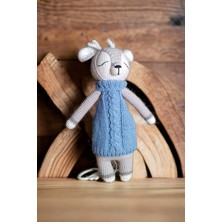 Ezgi's Babies Tulumlu Geyik Amigurumi El Örgüsü Yenidoğan 4'lü Set