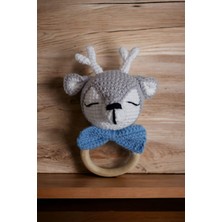Ezgi's Babies Tulumlu Geyik Amigurumi El Örgüsü Yenidoğan 4'lü Set