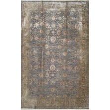 Eko Halı Lahor Lhr 01 Olıve Özel Boyama Işlemi Ile Üretilen Yumuşak Dokuya Sahip Eskitme Desenli Yüksek Kaliteli Halı