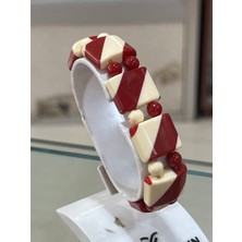 Firuze Gümüş Kehribar Bileklik