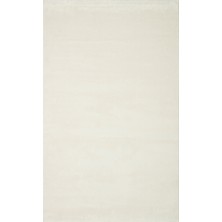 Eko Halı Lotto Lt Plaın Whıte Hav ve Toz Vermez Modern Sade Desenli Şık Makine Dokuması Halı