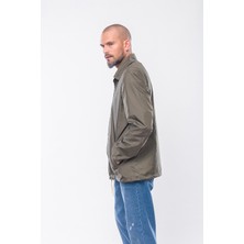 Kevin K238 Erkek Haki Ince Mevsimlik Koç Montu