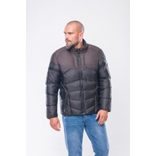 Kevin K231 Erkek Kahverengi Şişme Mont