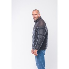 Kevin K231 Erkek Kahverengi Şişme Mont