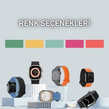 Cosmostech Akıllı Saat Watch için Uyumlu 42MM 44MM 45MM 49MM 1/2/3/4/5/6/se/7/8/ultra Magnetli Kordon ve Kayışı Siyah