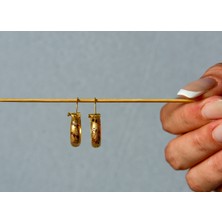 Çelikoğlu Kuyumculuk 14 Ayar Altın Halep Küpesi 1,98 gr