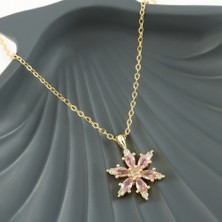 Feryal Lotus Zirkon Taşlı Yeni Sezon Kolye