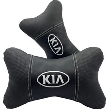 Dream Kia Byz Nakışlı,deri Oto Boyun Yastığı, Araba Yastığı,koltuk Yastığı 2'li