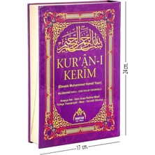 Kuranı Kerim ve Satır Arası Kelime Kelime Türkçe Okunuşlu ve Meali - 5 Özellikli - Orta Boy - 'Amr B. Kulsüm