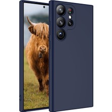 Israh Samsung Galaxy S23 Ultra Cep Telefonu Için Uyumlu Kılıf Içi Kadifeli Lansman Silikon Yumuşak Kapak