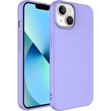 Israh Apple iPhone 14 Plus Cep Telefonu Için Uyumlu Kılıf Içi Kadifeli Lansman Silikon Yumuşak Kapak