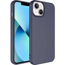 Israh Apple iPhone 14 Plus Cep Telefonu Için Uyumlu Kılıf Içi Kadifeli Lansman Silikon Yumuşak Kapak