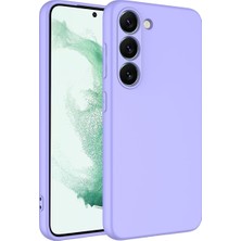 Israh Samsung Galaxy S23 Plus Cep Telefonu Için Uyumlu Kılıf Içi Kadifeli Lansman Silikon Yumuşak Kapak