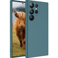 Israh Samsung Galaxy S23 Ultra Cep Telefonu Için Uyumlu Kılıf Içi Kadifeli Lansman Silikon Yumuşak Kapak