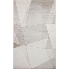 Eko Halı Merano Mrn 07 Cream Gold Modern ve Geometrik Desenli Yumuşak Dokulu Yüksek Kaliteli Özel Tasarım Halı