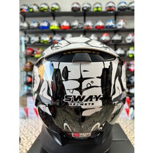 Sway Sw 820 Dakar Beast Full Face Motosiklet Kaskı