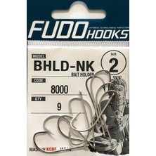 Fudo 8001 Bait Holder Black Nikel Delikli Sap No:8