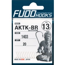 Fudo 1401 Akita Kitsune Black Nikel Iğne No:7