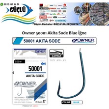 Mavi Çapraz Olta Iğnesi Owner 50001 Akita Sode No:9