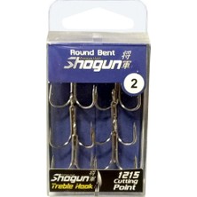 Shogun 1215 Round Bent High Carbon Nikel 3’lü Iğne No:3/0