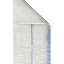 Eko Halı Parma Par 01 Blue Yüksek Alçak Dokulu Modern Desenlere Sahip Şık Makine Halısı