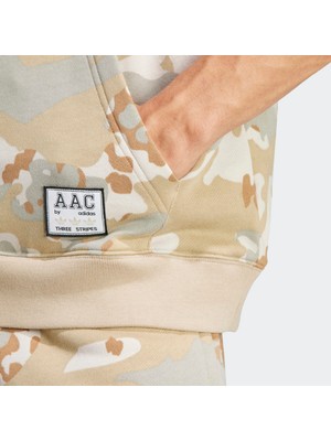 Adidas Erkek Günlük Kapşonlu Sweatshirt Hoodie Aac Camo IR9472