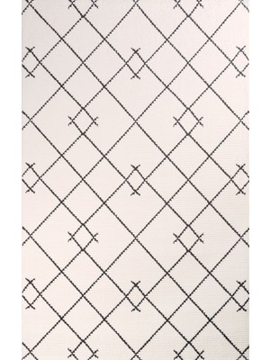 Nexus Halıyumuşak Yüzey Iskandinav Tarızı Halı Uomo 1056A Siyah