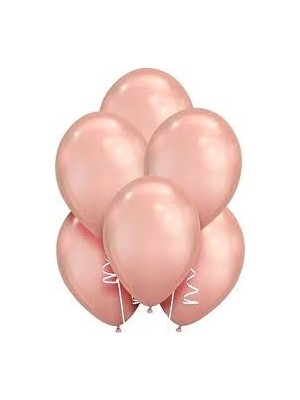 Benim Marifetlerim Metalik Rose Gold Balon 12 Inch 5 Adet